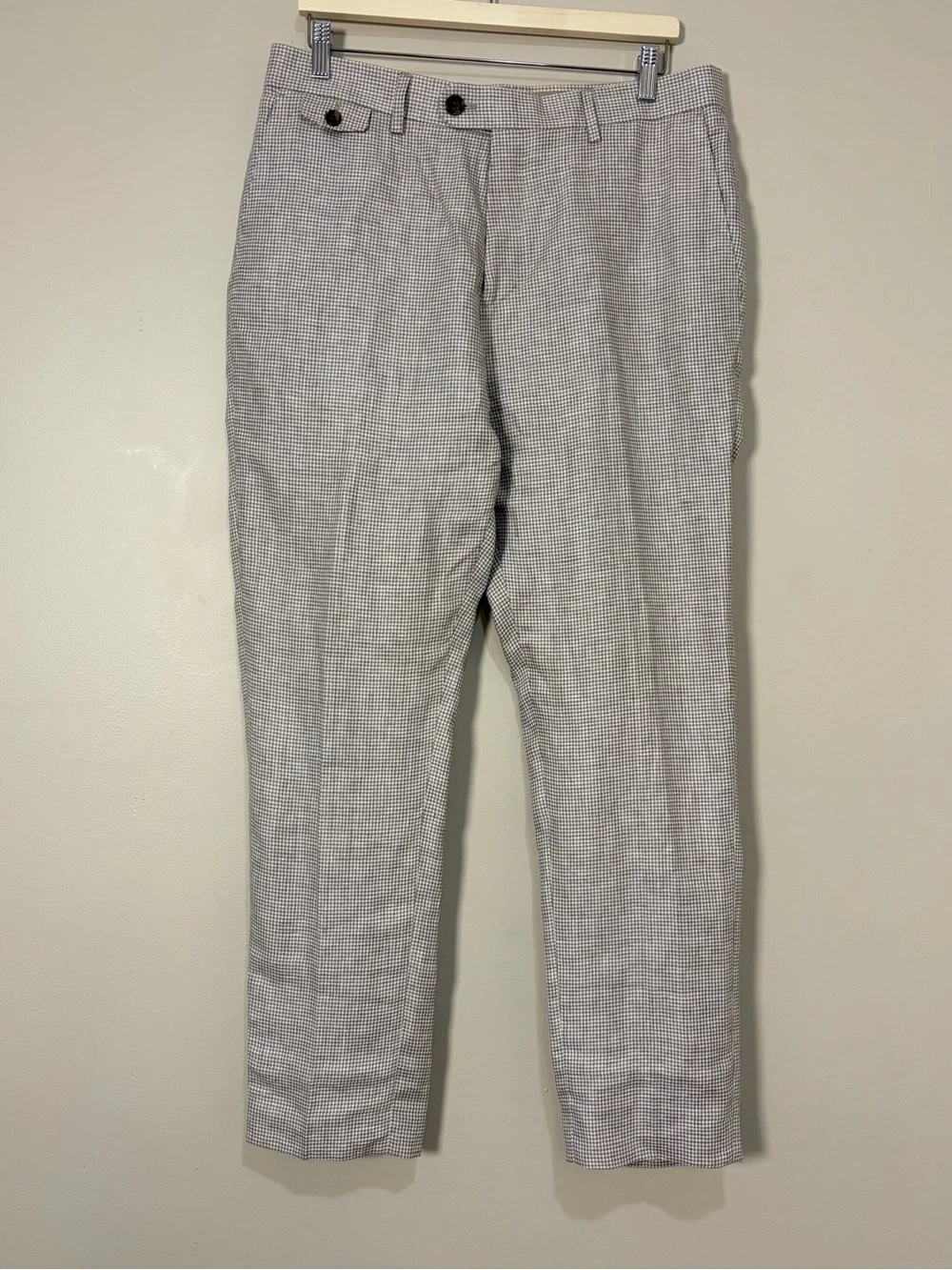Banana Republic | New Houndstooth Tailored Slim Fit trousers Men’s size 33 x 30